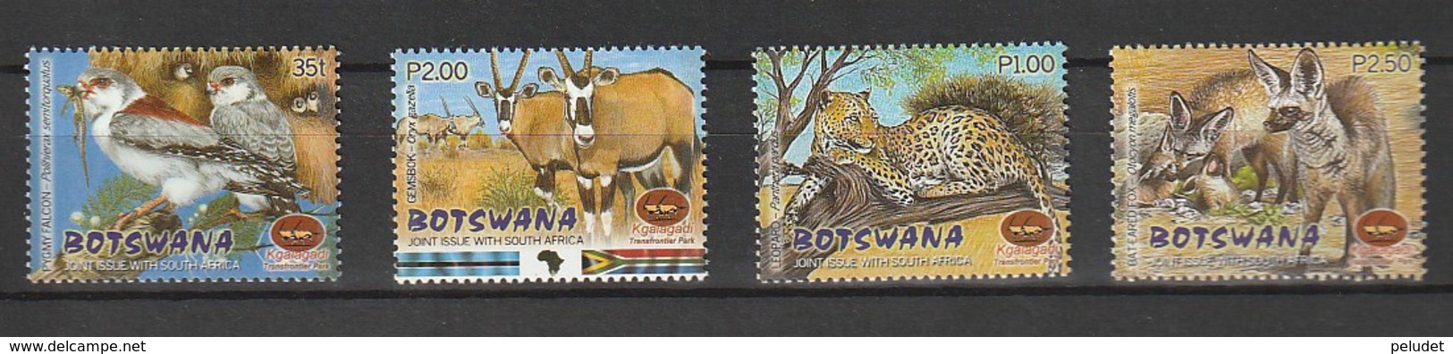 Bostwana 2001, Kgalagadi Park 4v Mnh - Botswana (1966-...)
