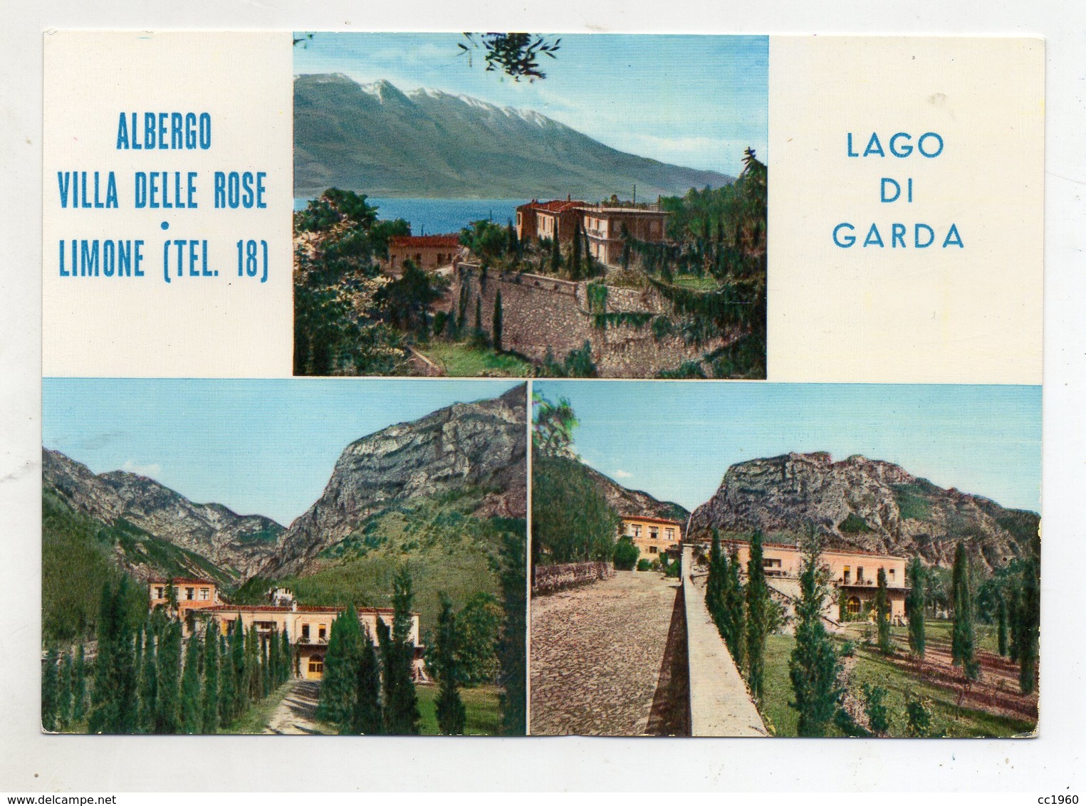 Limone (Brescia) - Albergo Villa Delle Rose - Non Viaggiata - (FDC10306) - Brescia