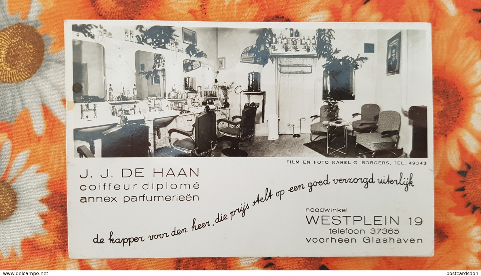 PAYS BAS - Rotterdam Westplein - J.J De Haan Coiffeur Diplomé - Rotterdam