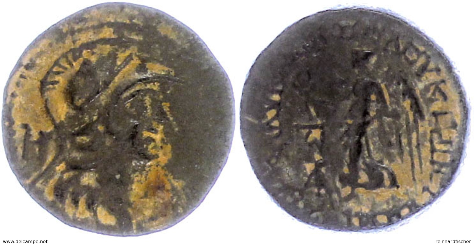 49 Seleukeia Ad Calykadnum, AE (6,60g), Ca. 2./1. Jhd. V. Chr. Av: Behelmter Athenakopf Nach Rechts, Dahinter Buchstaben - Other & Unclassified