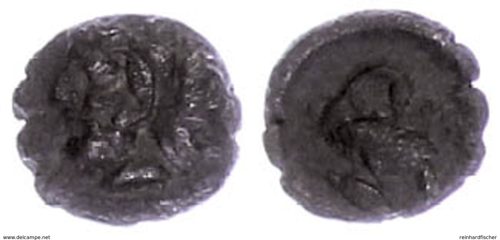 59 Mallos, Obol (0,73g), Ca. 385-333 V. Chr., Av: Herakleskopf Mit Löwenhaube Nach Links. Rev: Schwan Nach Links, Im Abs - Altri & Non Classificati