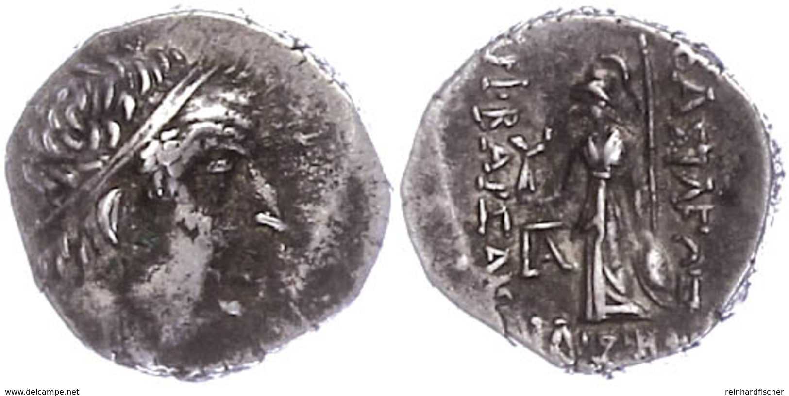 69 Drachme (3,83g), Ariobarzanos I., 96-63 V. Chr.. Av: Kopf Nach Rechts. Rev: Athena Mit Speer Und Schild Nach Rechts S - Other & Unclassified