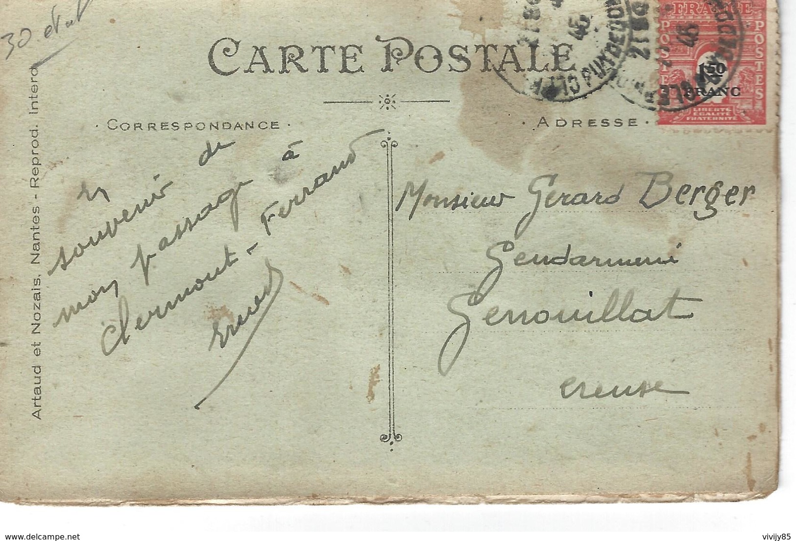 63 - CLERMONT FERRAND - Carte à Système " Boum !!!  V 'la Le Facteur , Ouvrez La Boîte Et Vous Trouerez  Les Plus ..." - A Systèmes