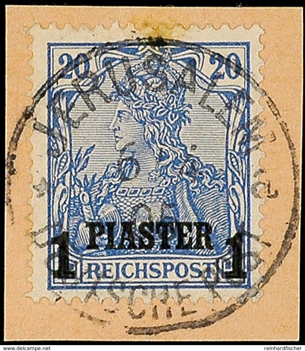 5341 JERUSALEM DP A 6.4.05, Kompletter Und Klarer Abschlag Auf Postanweisungs-Briefstück, 1 Kleiner Stockpunkt, Sonst In - Turchia (uffici)