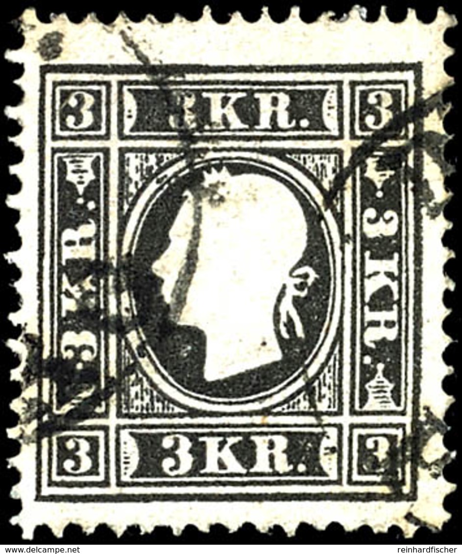 10644 2 - 15 Kr. Franz Joseph, Type II, 6 Werte Komplett, Sauber Gestempelt, Teils Kleine Einschränkungen (3 Kr. Schwarz - Altri & Non Classificati