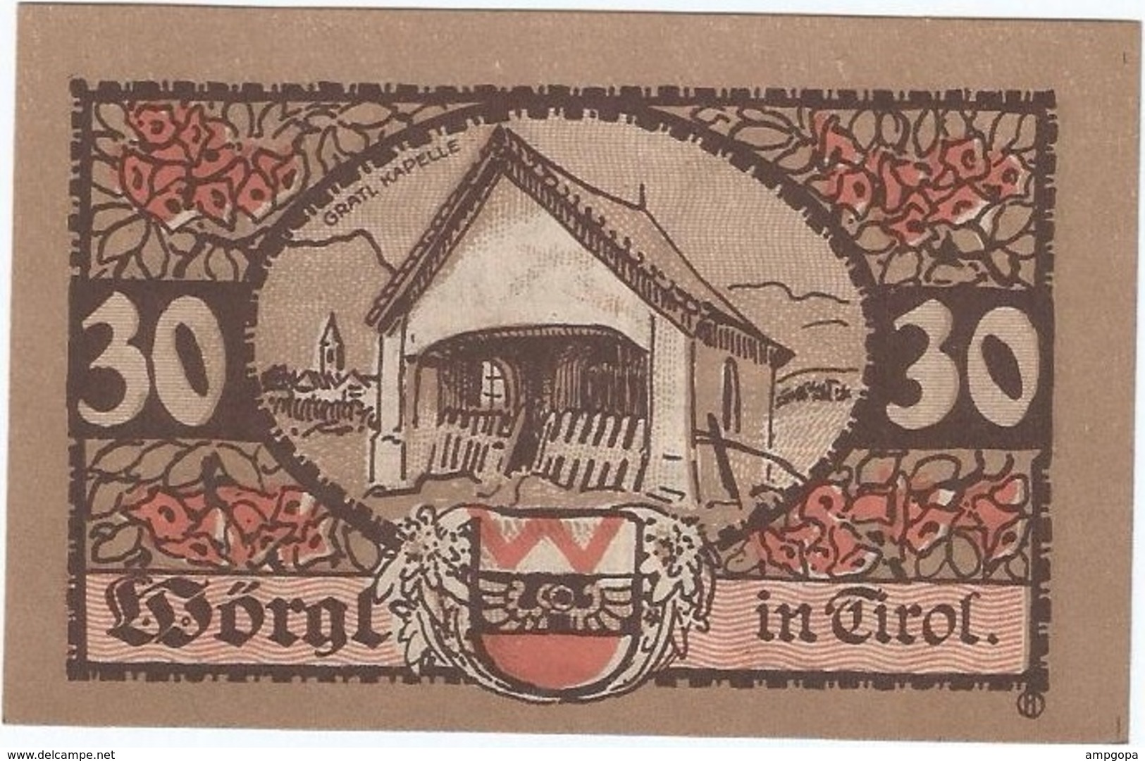 Austria 30 Heller 31-12-1920, Worgl (Tirol) UNC - Austria
