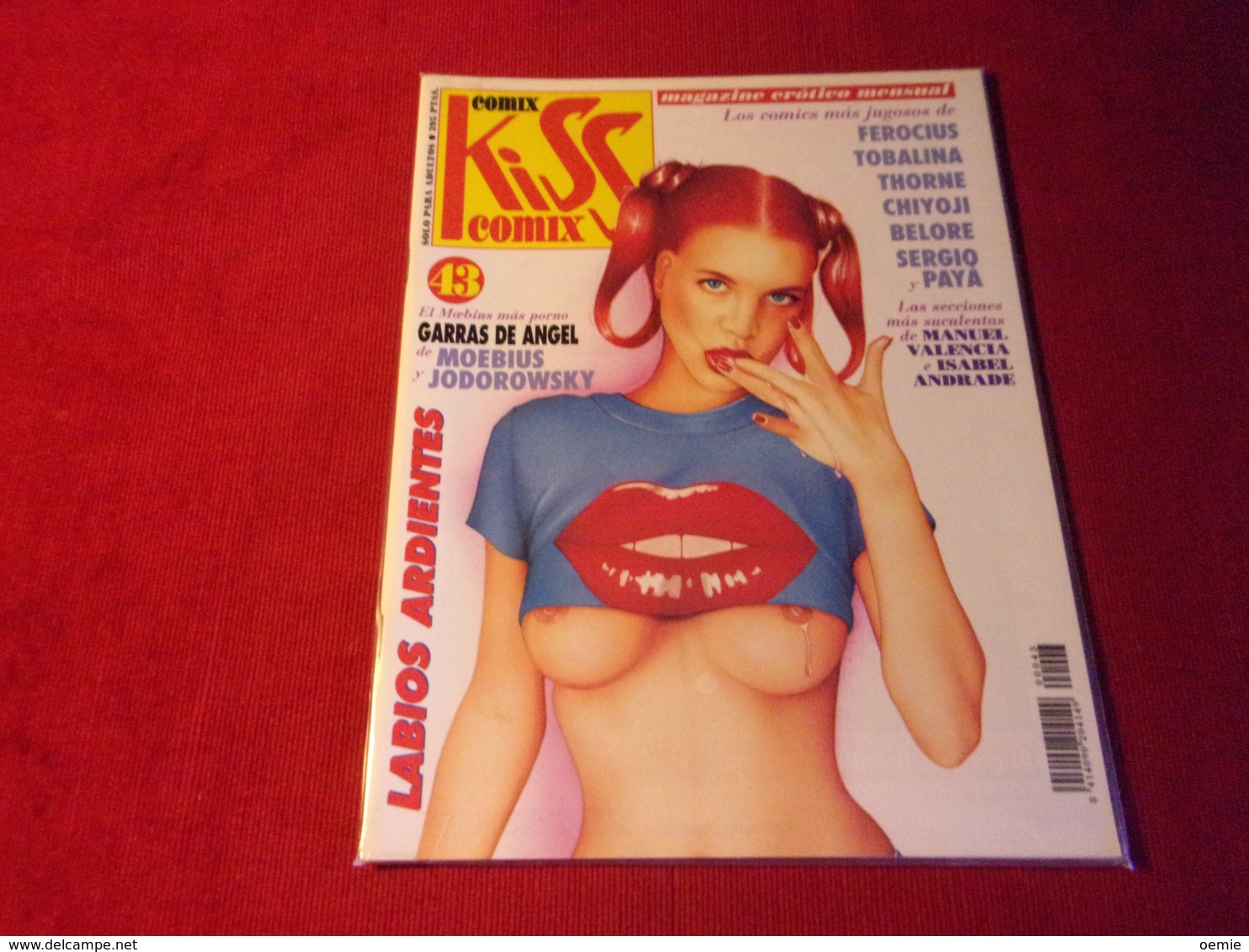 KISS COMIX  No 43   BD  ESPAGNE  RESERVE AUX ADULTES AVEC 1 DVD OFFERT - Andere & Zonder Classificatie