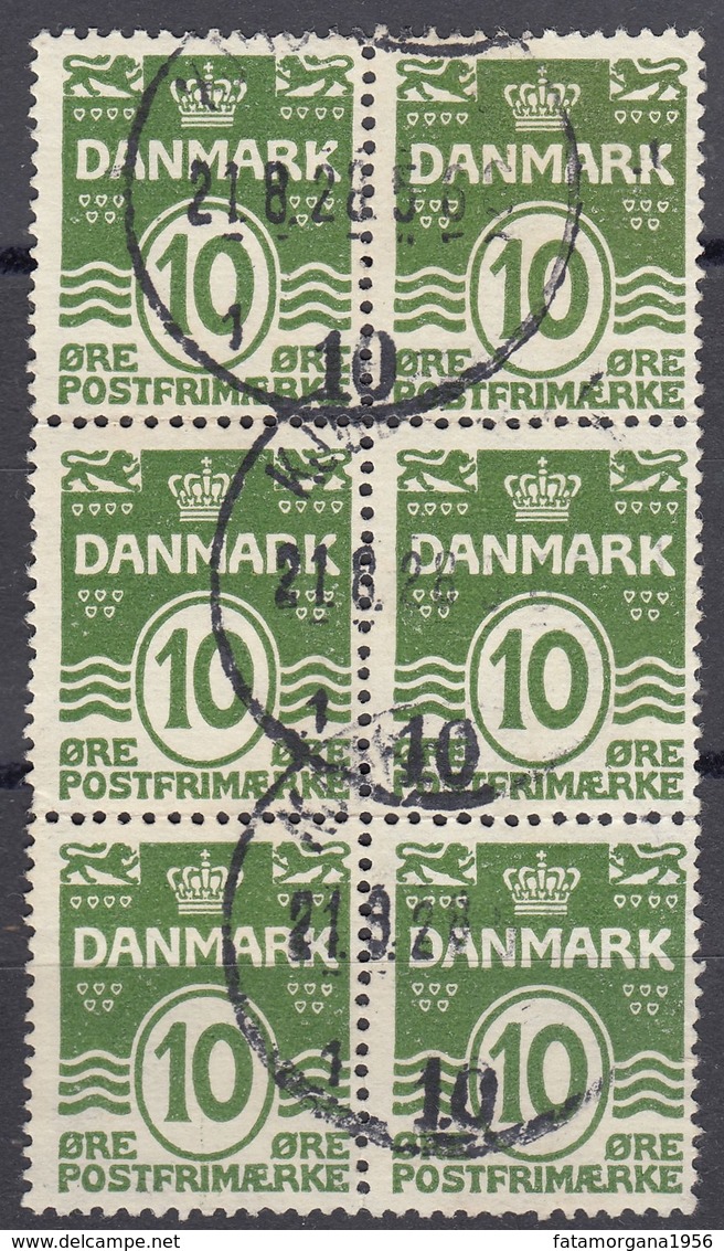 DANMARK - 1921 - Sei Valori Usati Uniti Fra Loro: Yvert 135, Come Da Immagine. - Gebraucht
