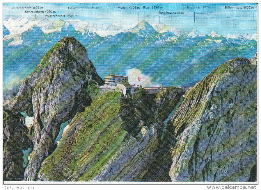 Switzerland,  Suisse, Schweiz, Svizerra - Pilatus Kulm, Hotel Bellevue, Unused - Bellevue