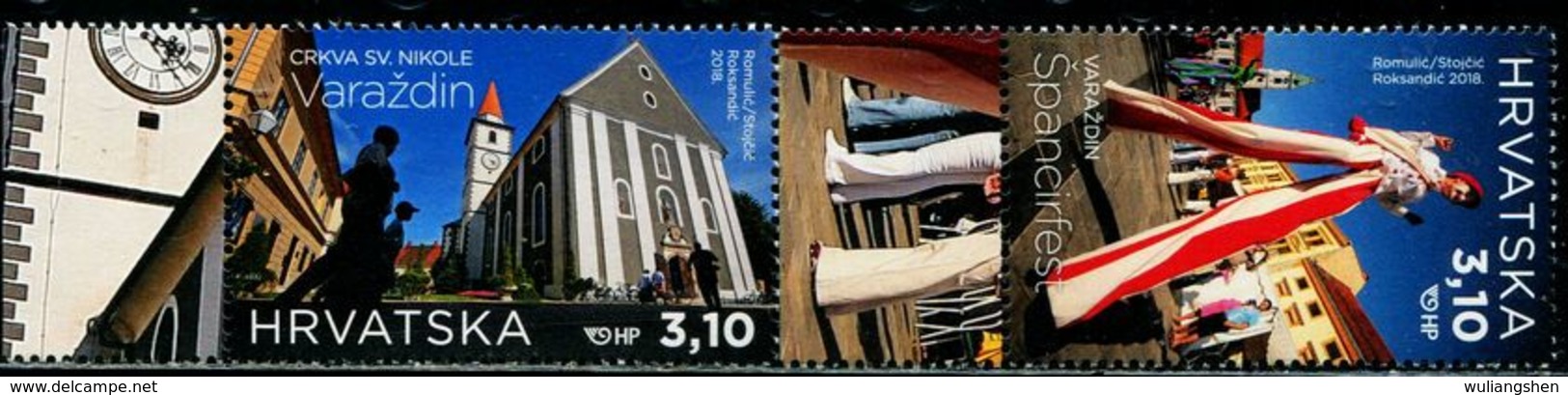 XE0479 Croatia 2018 Travel Destination Stepping On Stilts Building 2V MNH - Croatia