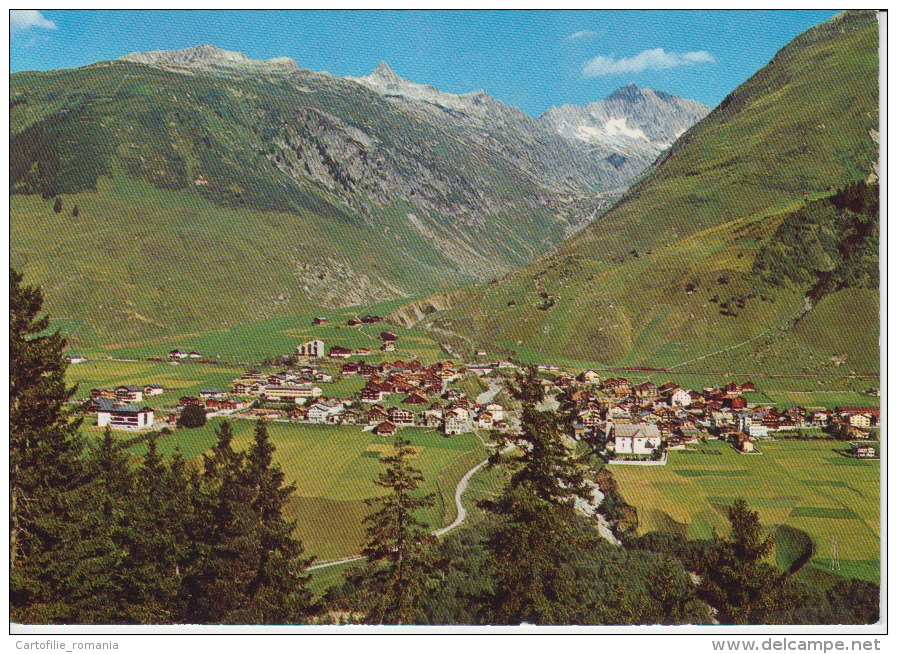 Switzerland,  Suisse, Schweiz, Svizerra - Sedrun Gegen Val Strem Mit Chruzli Und Witenalpstock Unused - Val-de-Ruz