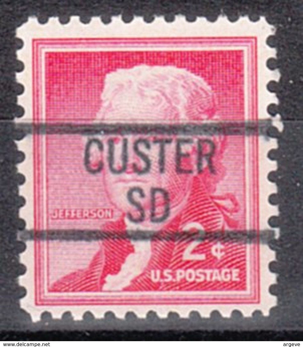 USA Precancel Vorausentwertung Preo, Locals South Dakota, Custer 839 - Vorausentwertungen