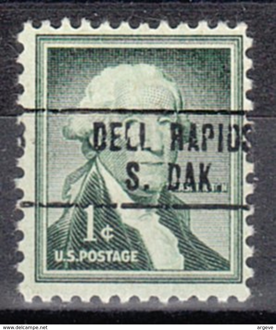 USA Precancel Vorausentwertung Preo, Locals South Dakota, Dell Rapids 748 - Préoblitérés