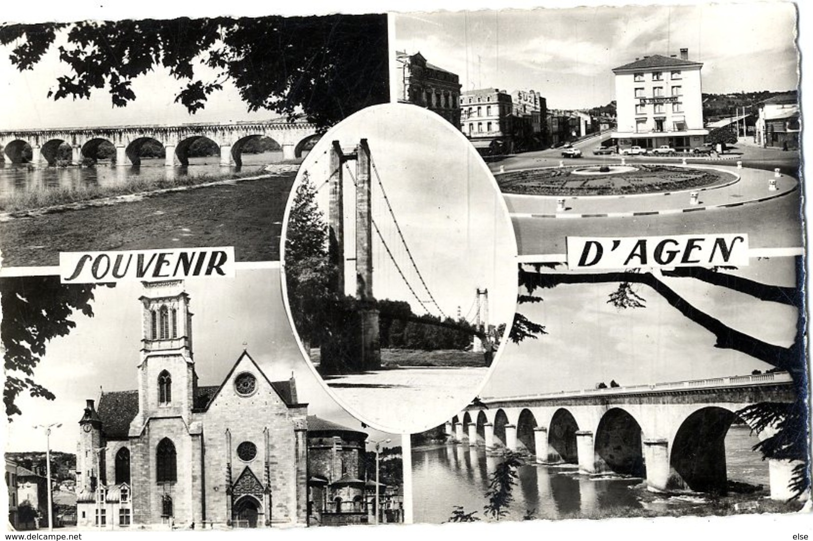 47  SOUVENIR D AGEN  -  CPSM 1950/60 - Agen