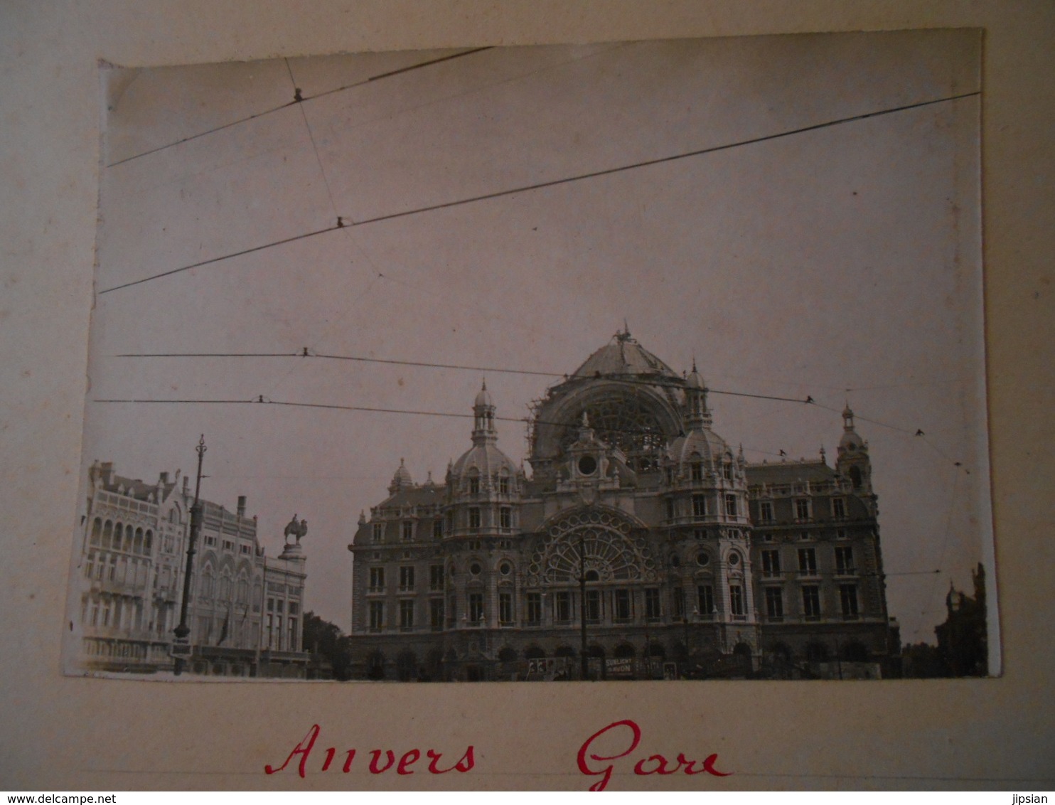 Lot De 4 Photographies Originales Circa 1900 Anvers Gare Vieilles Maisons Dinant FAOUE Photo Photographie - Lieux