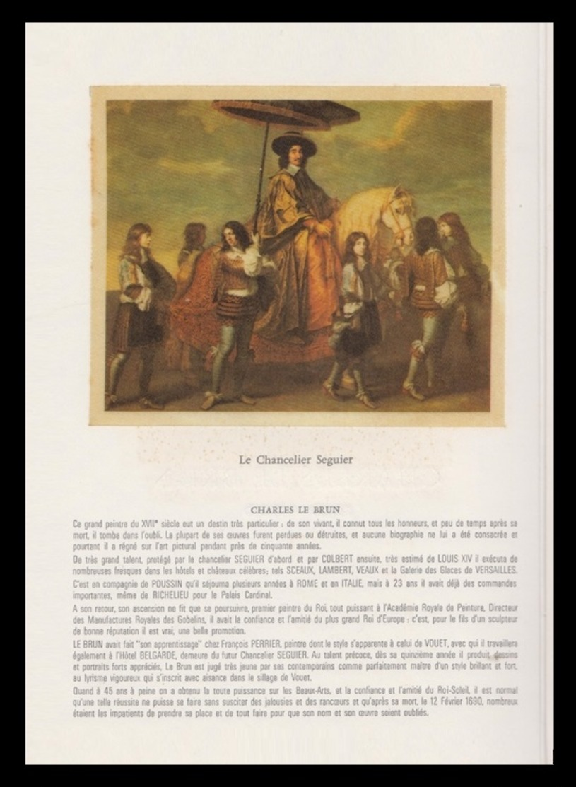 Timbre France Encart Fdc Sur Soie Tableau De Charles Le Brun  N° 1742 - 1970-1979