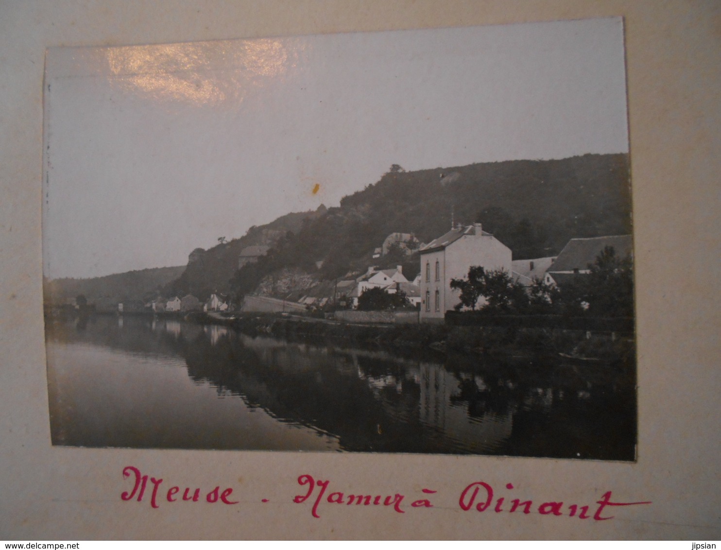 Lot De 4 Photographies Originales Circa 1900 La Meuse De Namur à Dinant  FAOUE Photo Photographie - Lieux