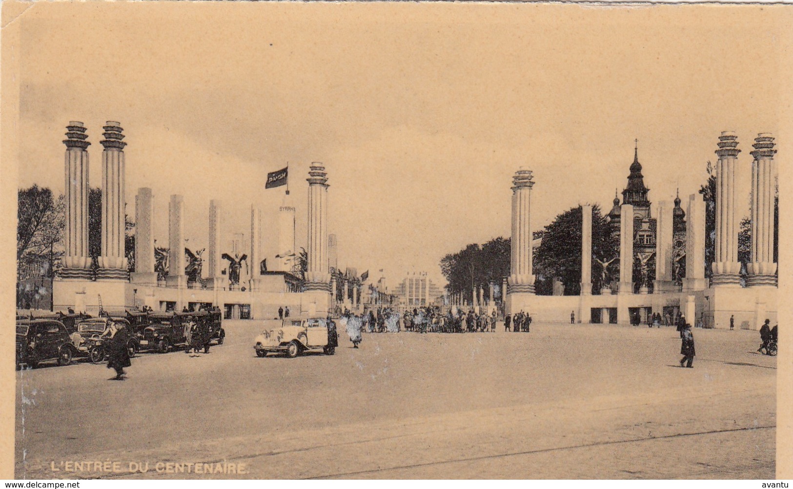 BRUXELLES / BRUSSEL / EXPO 1935 /  ENTREE DU CENTENAIRE - Wereldtentoonstellingen