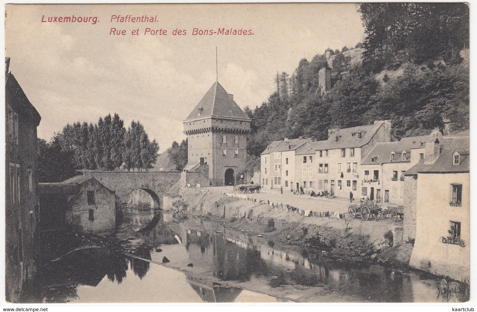 Luxembourg. Pfaffenthal. Rue Et Porte Des Bons-Malades. - Luxembourg - Ville