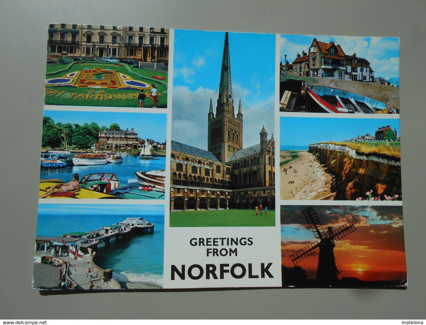 ANGLETERRE GREETINGS FROM NORFOLK - Autres & Non Classés