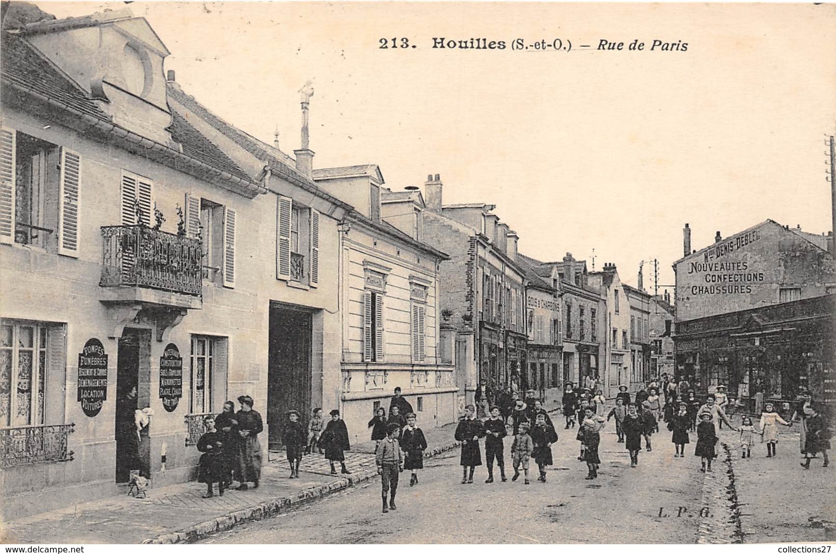 78-HOUILLES- RUE DE PARIS - Houilles