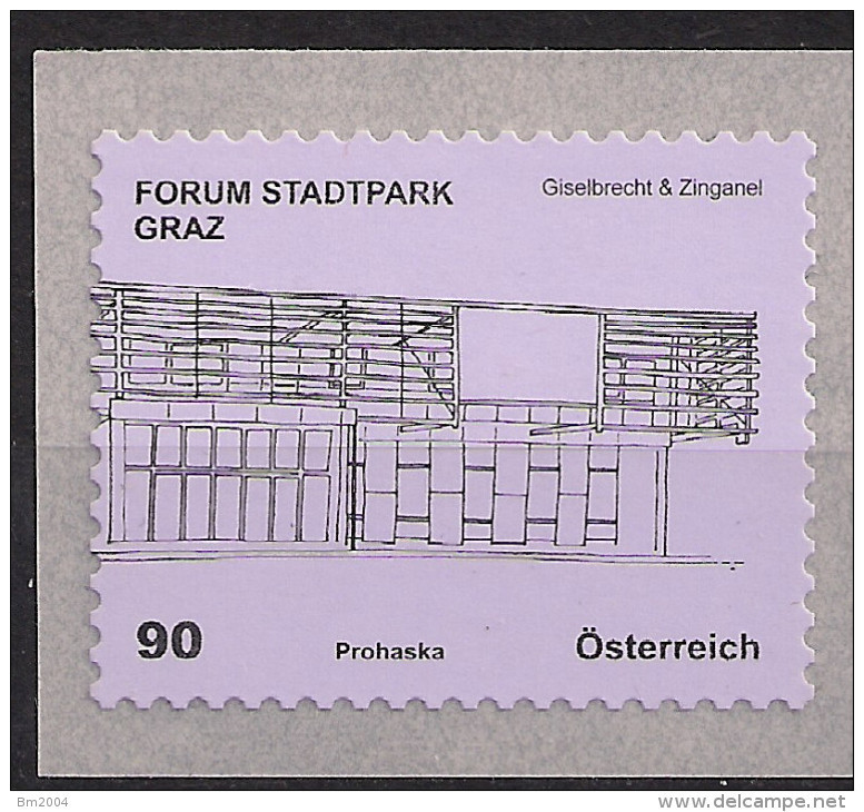 2012.05 Austria Mi. 2990**MNH   Forum Stadtpark Graz Gieselbrecht & Zinganel  Folienstamp - Ongebruikt