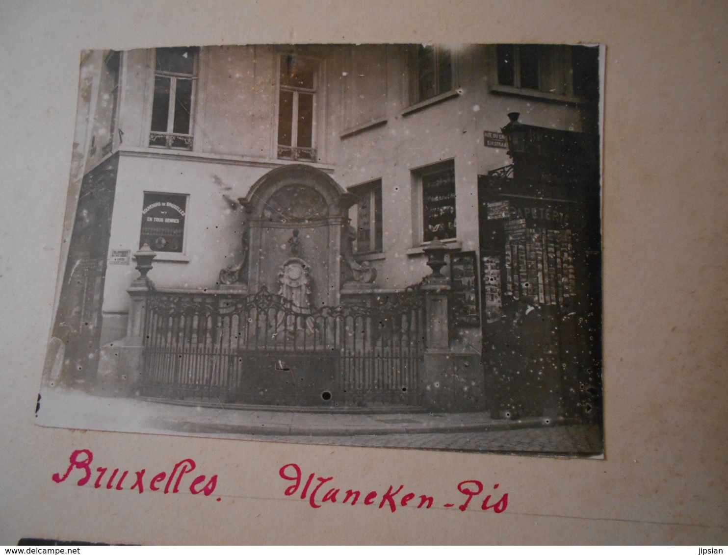 Lot De 3 Photographie Originales Circa 1900 Namur Voiture à Chiens Bruxelles Maneken Pis Fécamp Abbaye FAOUE Photo - Lieux