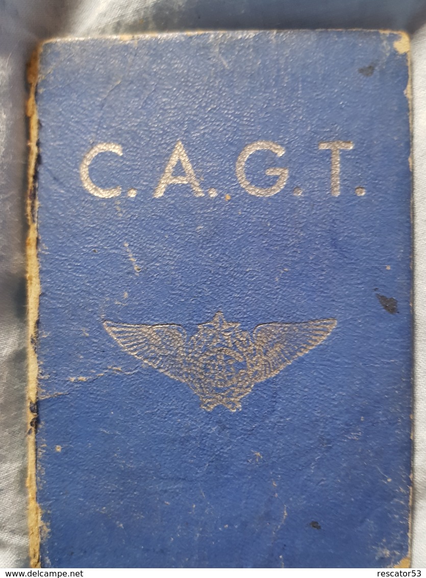 Rare Carte Club Aéronautique Gilbert Thomain 1938 - Aviation