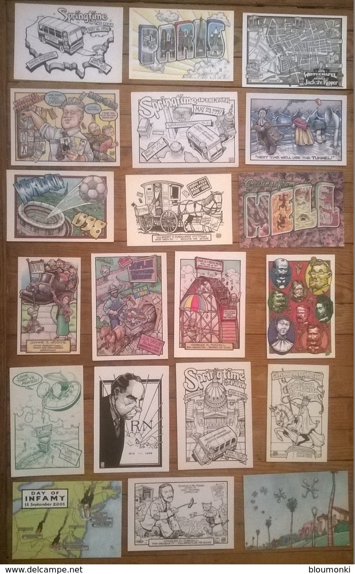 Lot De 20 Cartes Postales Illustrateur Rick GEARY /c - Sonstige & Ohne Zuordnung