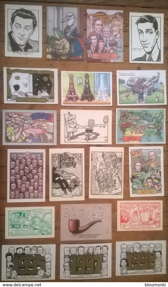 Lot De 20 Cartes Postales Illustrateur Rick GEARY /d - Sonstige & Ohne Zuordnung