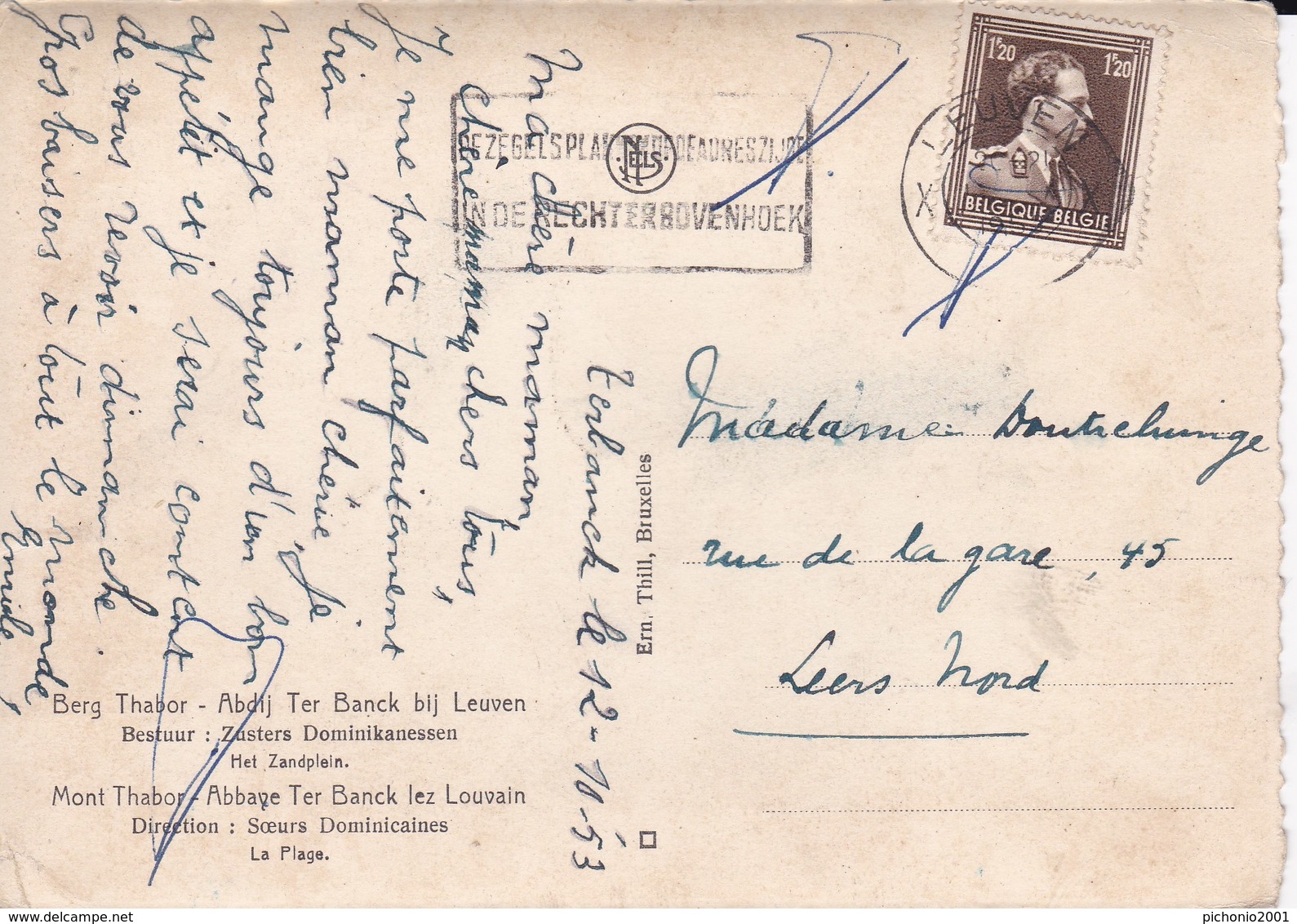 MONT THABOR - Abbaye Ter Blanck lez Louvain  -  Lot de 9 Cartes Postales