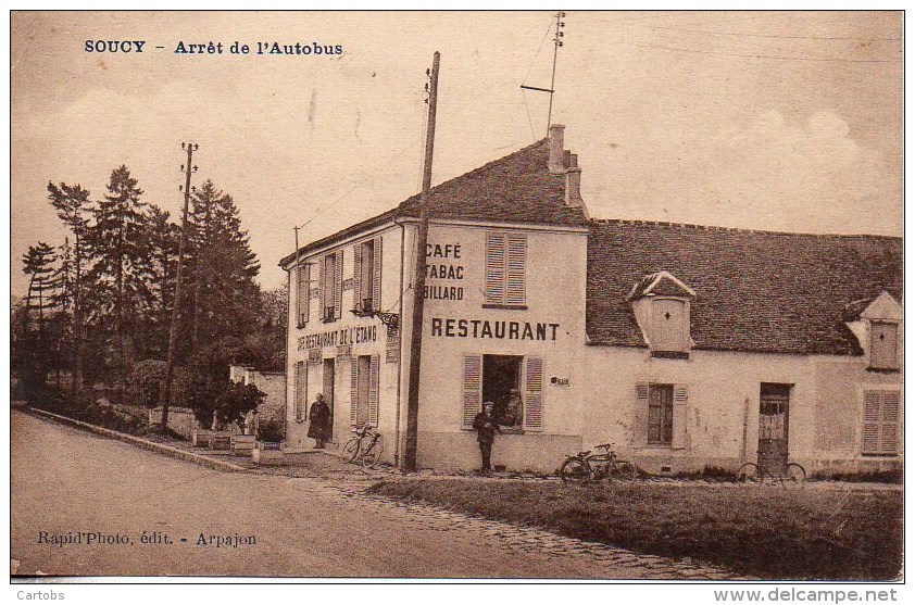 89 SOUCY   Arrêt De L'Autobus - Soucy