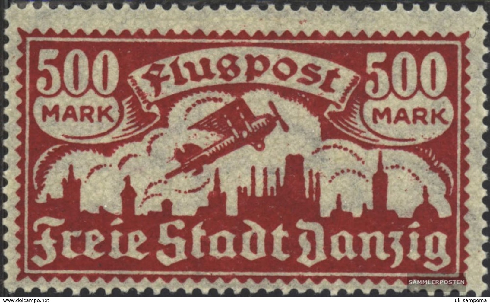 Gdansk 137 Unmounted Mint / Never Hinged 1923 Airmail - Other & Unclassified