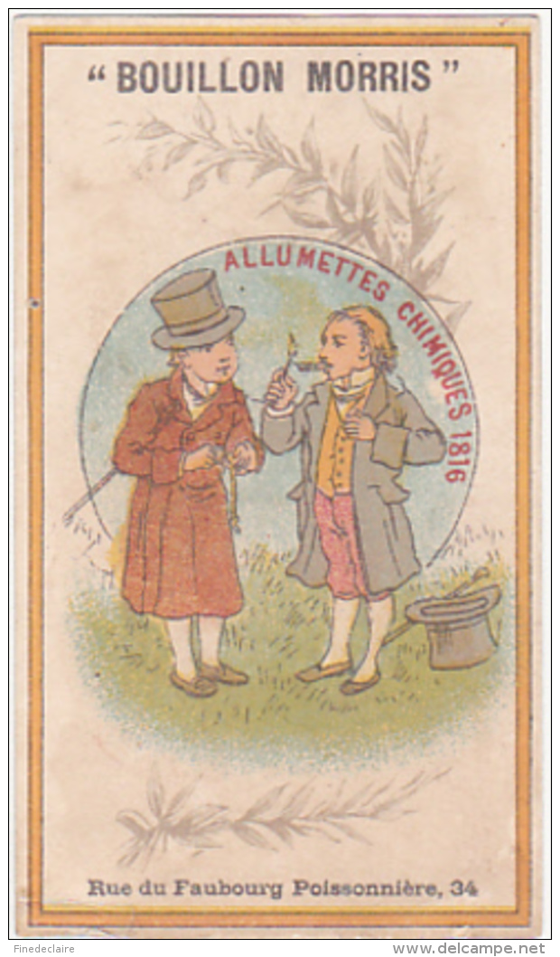 Chromo - Bouillon Morris - Allumettes Chimiques 1816 - Autres & Non Classés