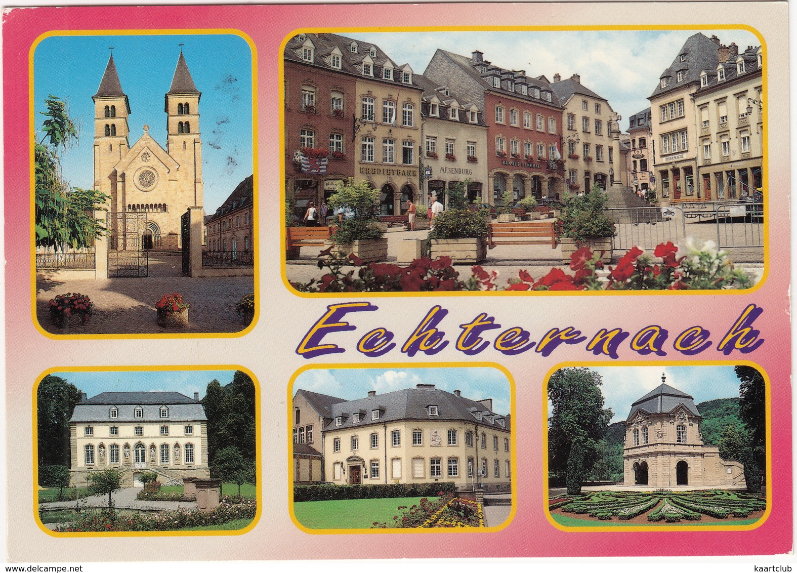 Echternach - Basilique Saint-Willibrord, Place Du Marché, L'Orangerie, Batiment Typique, Pavillon Louis XV - Echternach