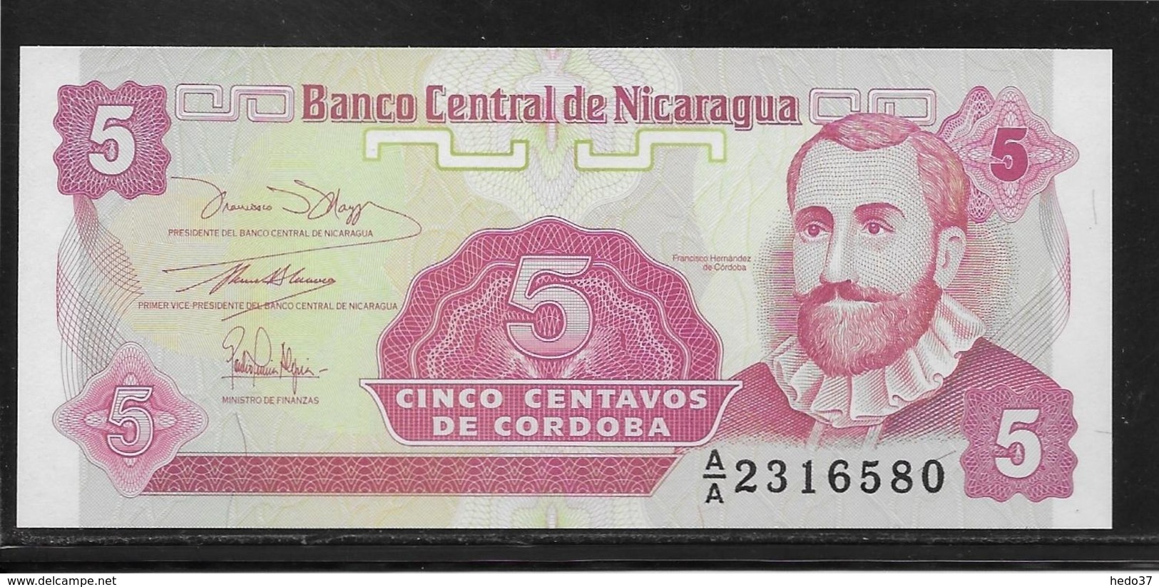 Nicaragua - 5 Centavos - Pick N°168 - NEUF - Nicaragua