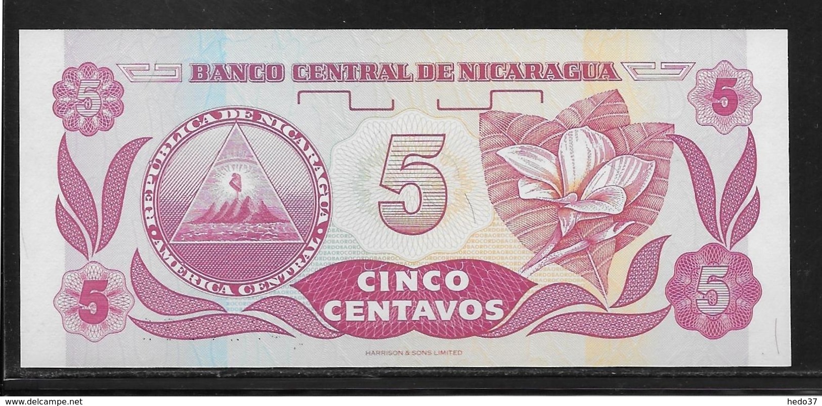 Nicaragua - 5 Centavos - Pick N°168 - NEUF - Nicaragua