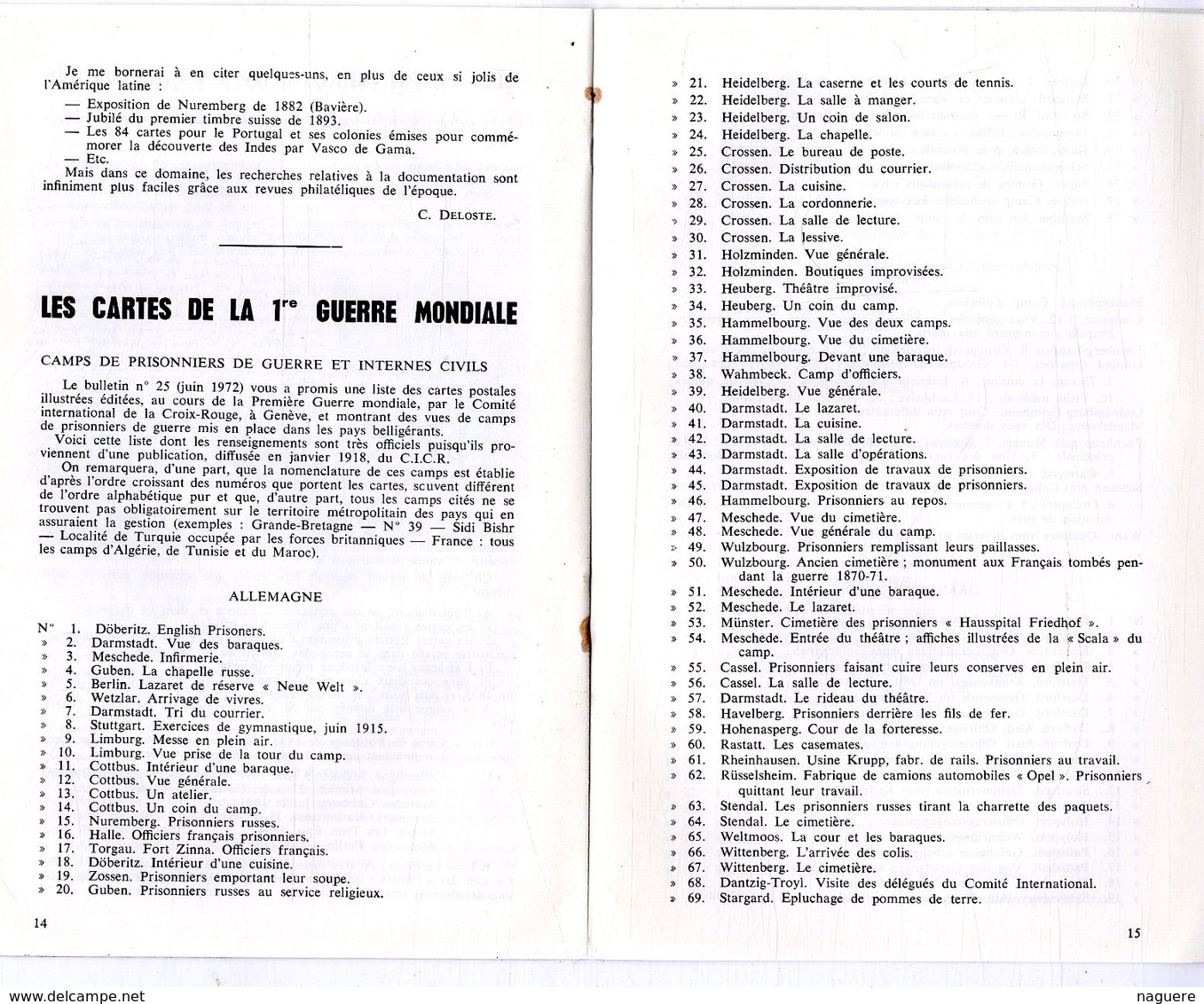 LE CARTOPHILE  DECE 1972  N° 27  -  24 PAGES L AFFAIRE CAILLAUX LES INCUNABLES CARTES PHILATELIE   Etc .. - Francese