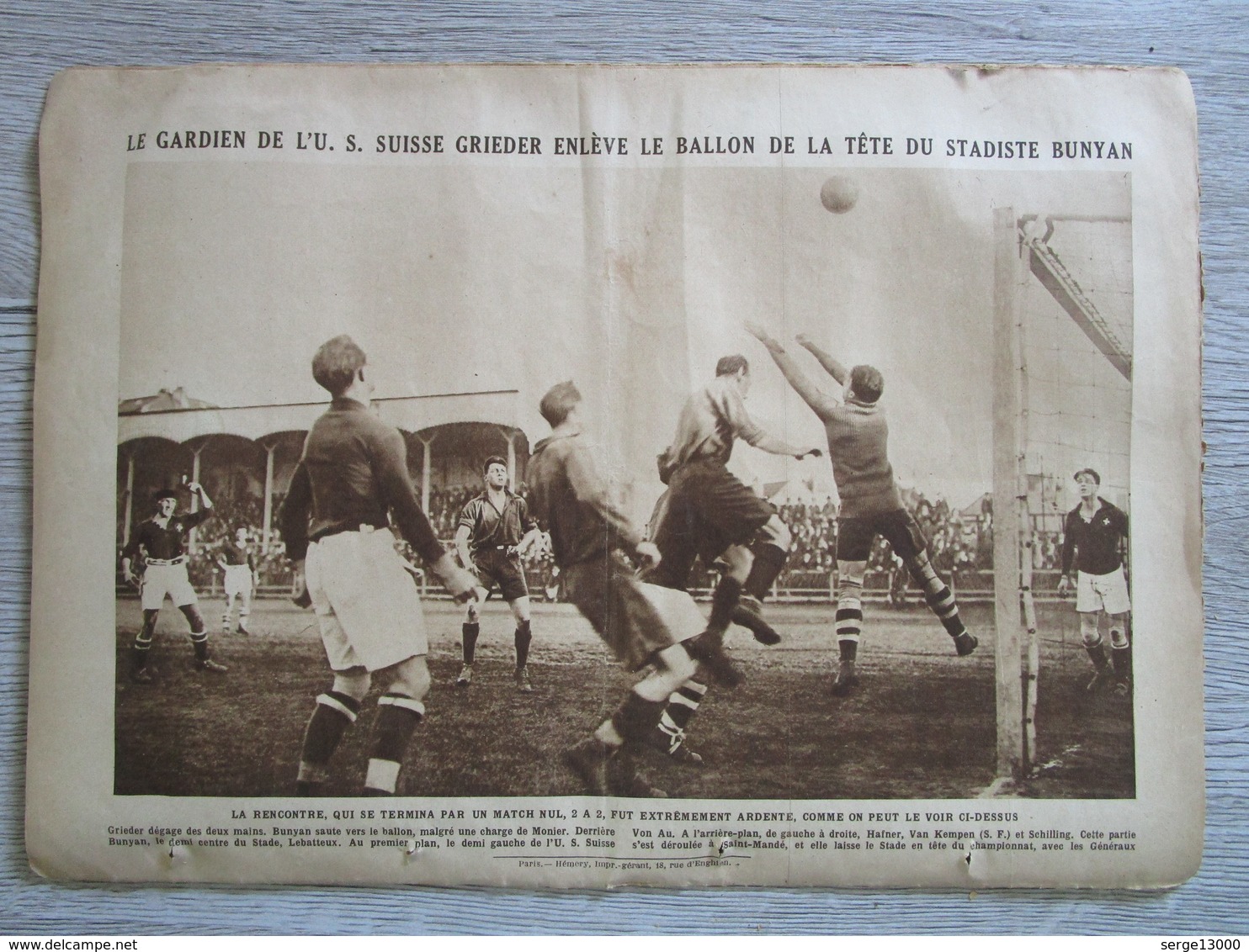 LE MIROIR DES SPORTS 1925 Rugby Dax Hélicoptere Basket Nage traversée Manche Vélo Alpiniste Football Paris ........