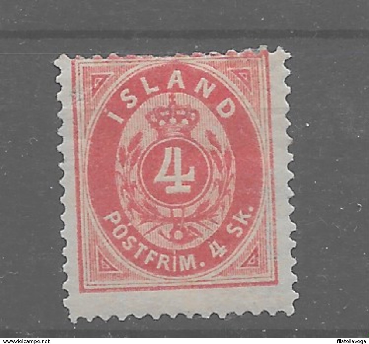 Sello De Islandia Nº Yvert 3 (B) * - Unused Stamps