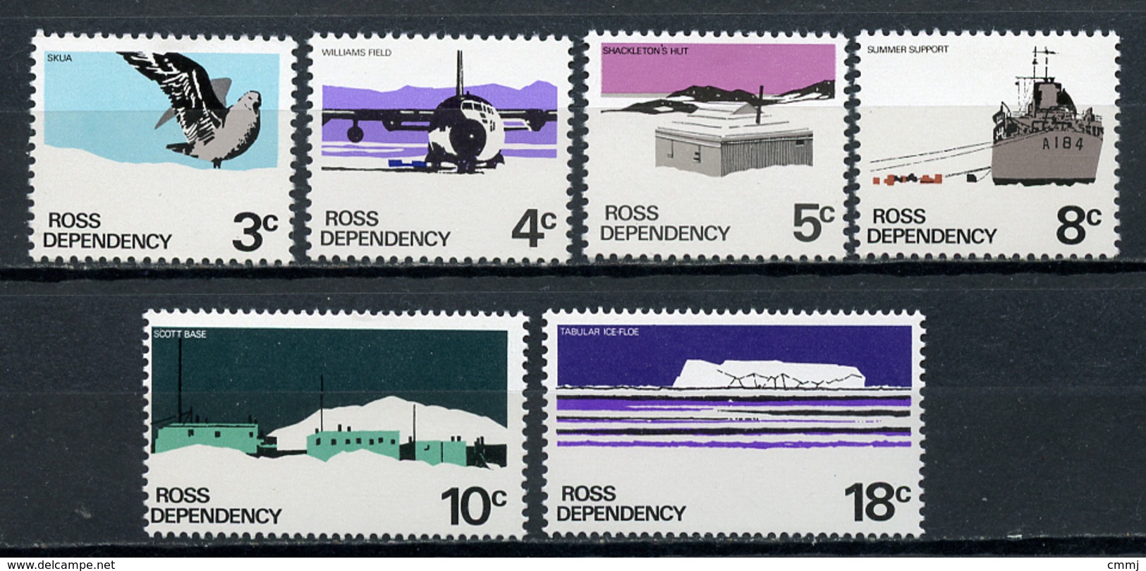 1972 - ROSS DEPENDENCY -  Mi. Nr. 9/14 - NH - (CW4755.17) - Ungebraucht