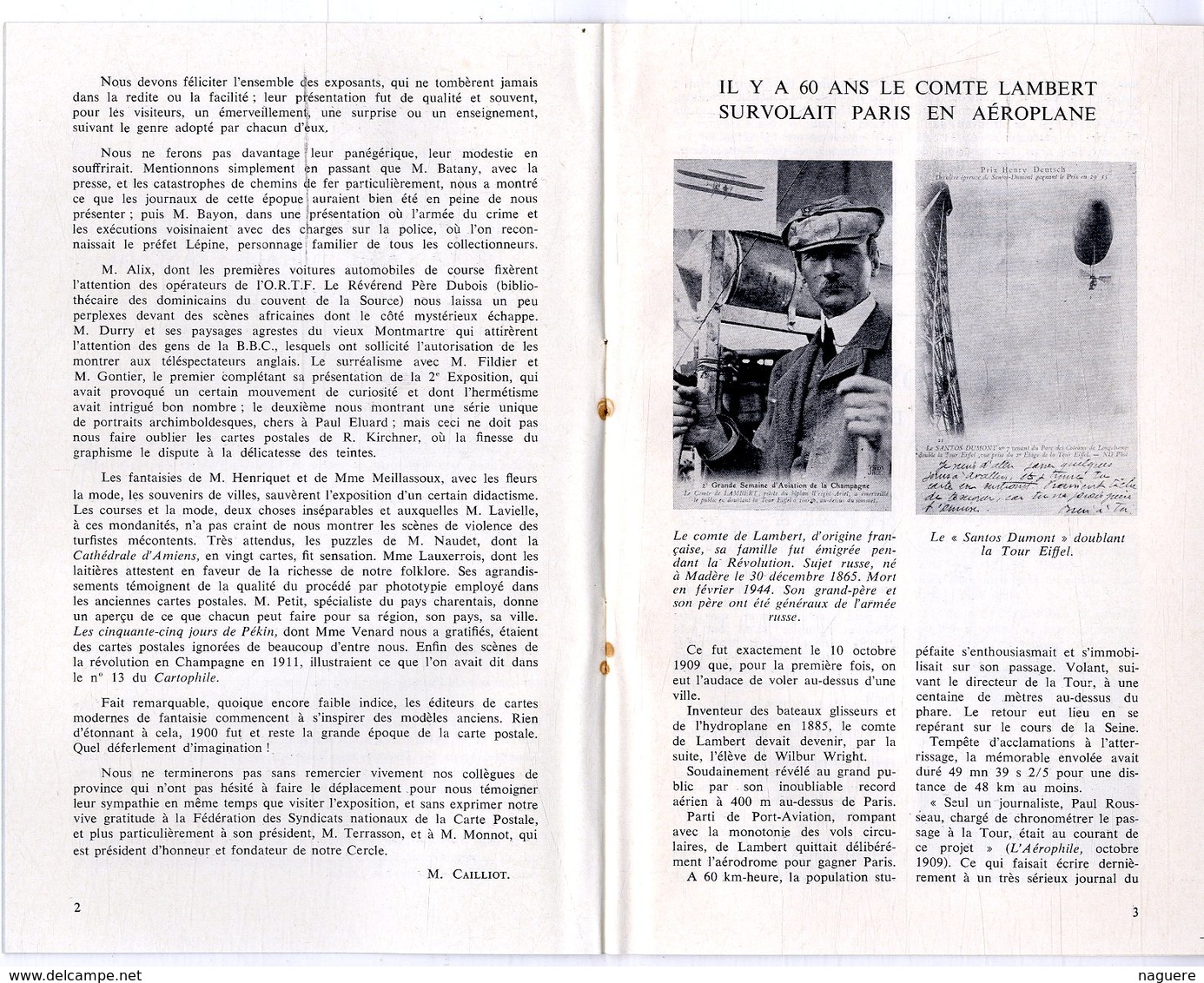 LE CARTOPHILE  DEC 1969  N° 15  -  16 PAGES  BOHEME DE MONTMARTRE  STATIONS DE METRO  COMTE LAMBERT   Etc .. - Français