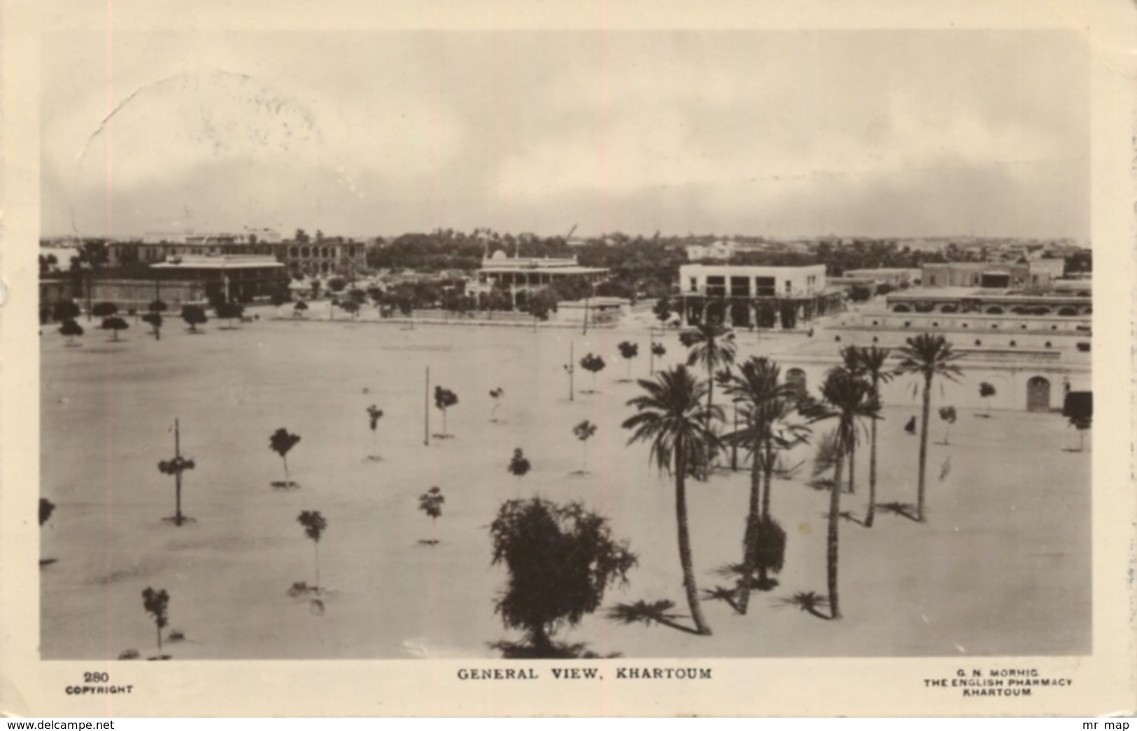 308 - 1930 Khartoum General View  TRAVELLED - Sudan