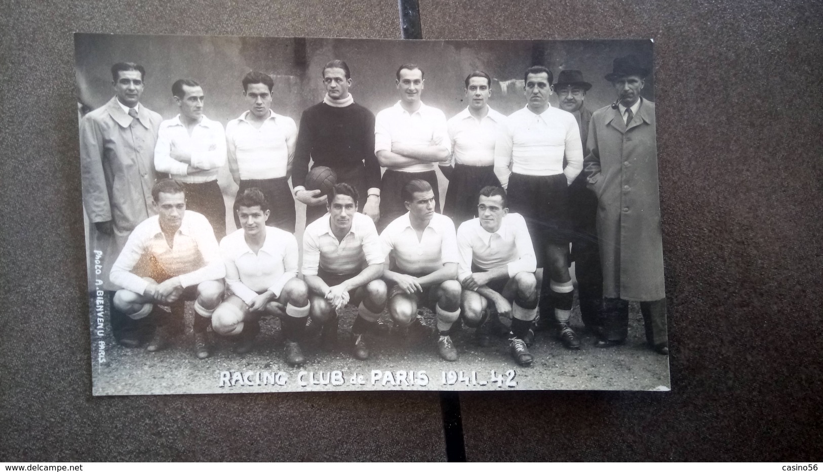 Cpa Carte Photo Paris Racing Foot Football - Football