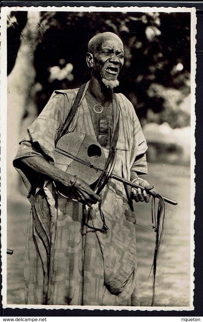 NIGER - Carte Postale Glacé "Musicien Haoussa " Collection G. Labitte Dakar - B/TB - - Niger