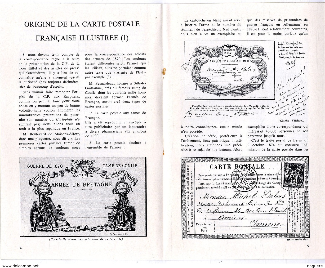 LE CARTOPHILE  MARS 1969  N° 12  -  16 PAGES   ORIGINE DE LA CARTE POSTALE ILLUSTREES  POUR LE PLAISIR Etc .. - Français