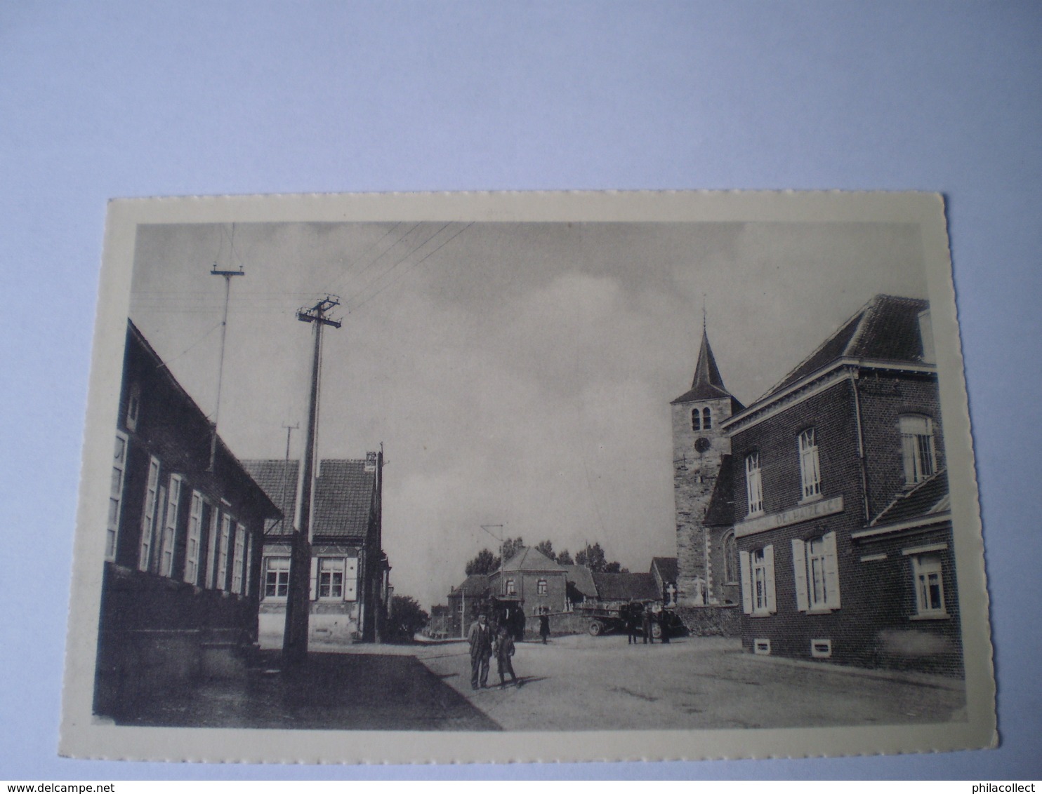 Sint Pieters Kapelle - Saint Pierre Capelle (Herne) Place (animee) // 19?? Zeldzaam - Rare - Andere & Zonder Classificatie