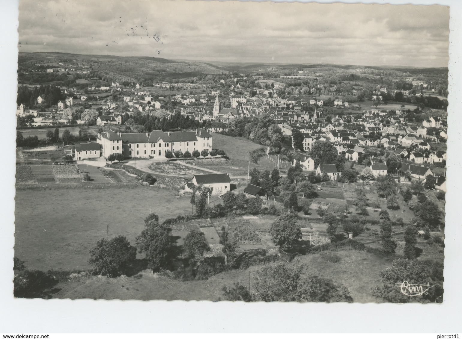 USSEL - Vue Aérienne (1952) - Ussel