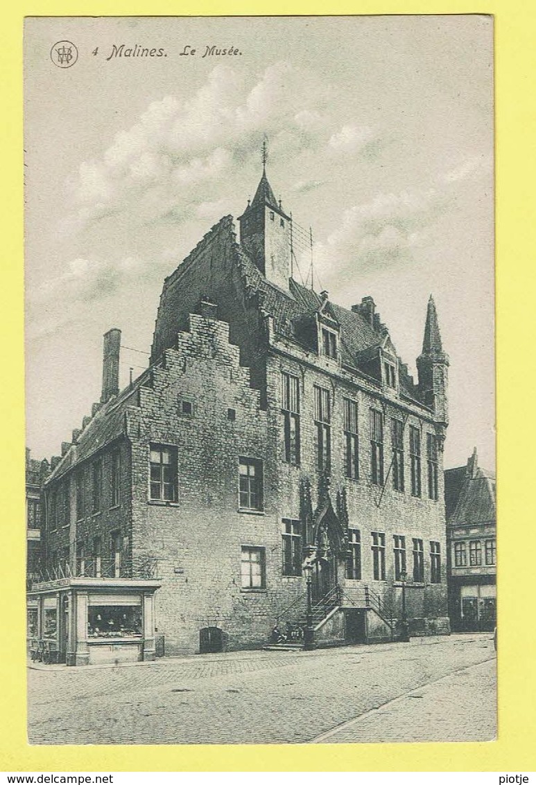 * Mechelen - Malines (Antwerpen) * (Cliché F. Walschaerts, Nr 4) Le Musée, Museum, Straatzicht, Rare, Old, CPA - Malines