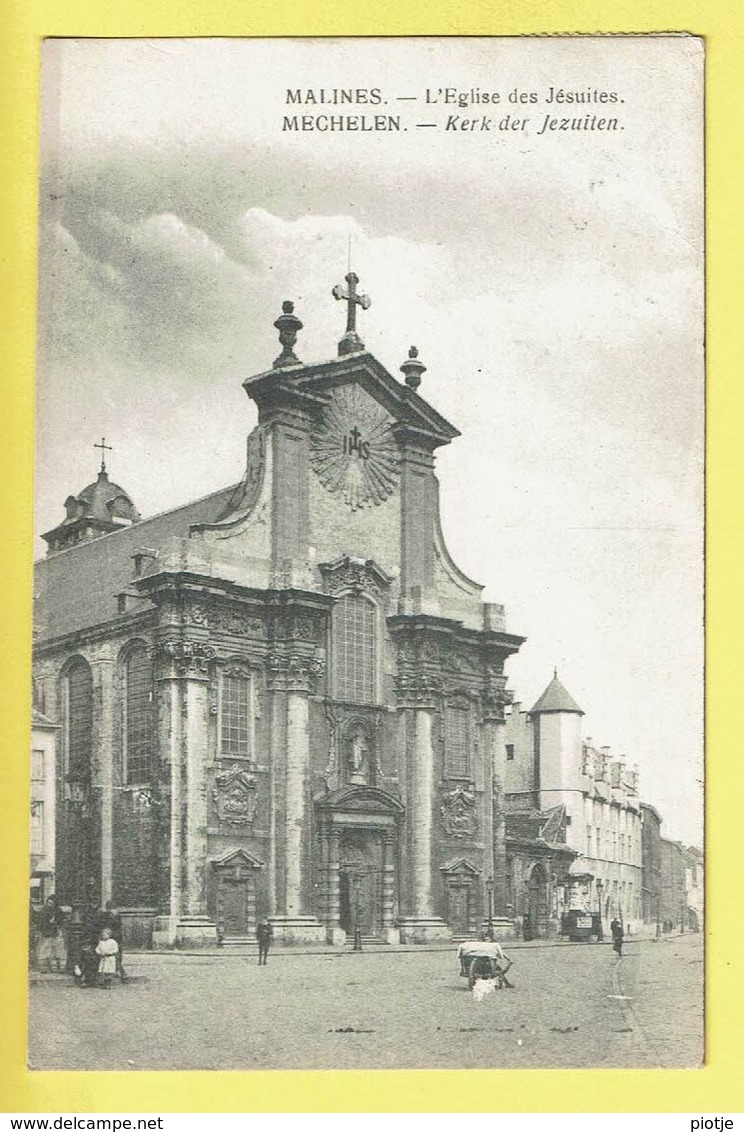 * Mechelen - Malines (Antwerpen) * (PhoB) L'église Des Jésuites, Kerk Der Jezuiten, Church, Kirche, Rare, Old, CPA - Malines